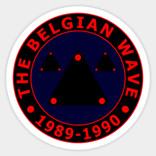 The Belgian Wave Sticker